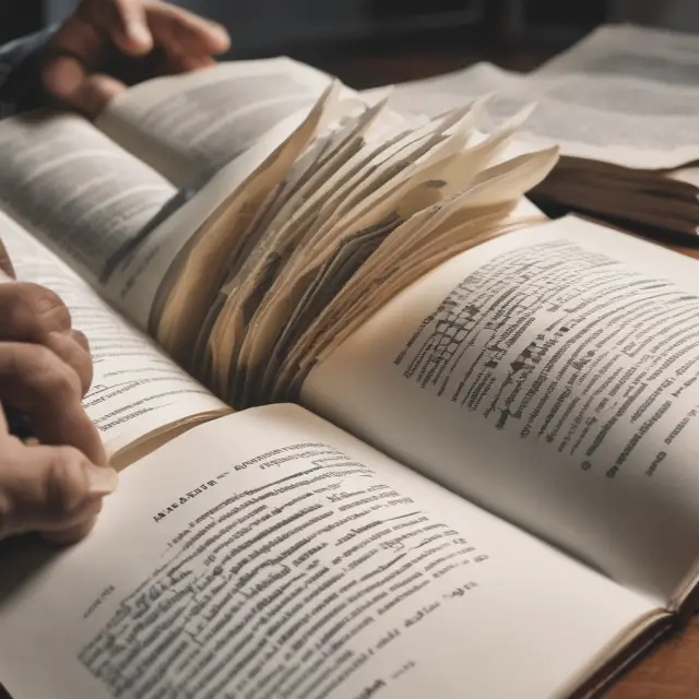 Image of an open Orange Book with pages symbolizing different stages of the drug approval process