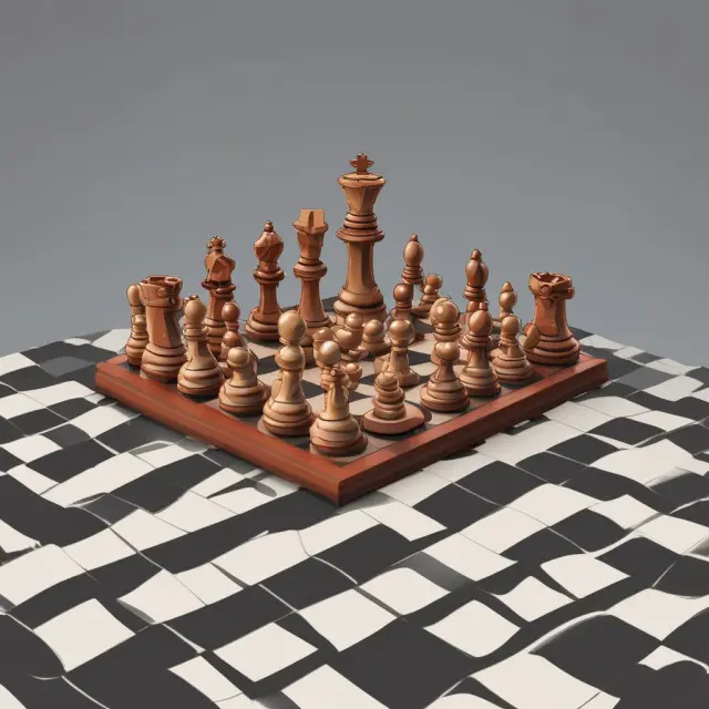 Investors pondering strategies on a chessboard representing various order imbalances