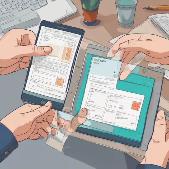 Two hands exchange transparent order tickets in an order-driven market, symbolizing the display and execution of buy and sell orders.