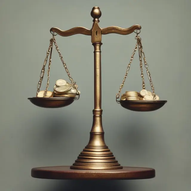 A set of weighing scales balances income coins against tax payment, illustrating the concept of ordinary income in individual