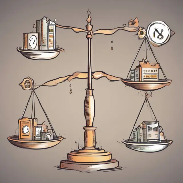 Tax scale balancing ordinary income: wages, rents, interest, commissions