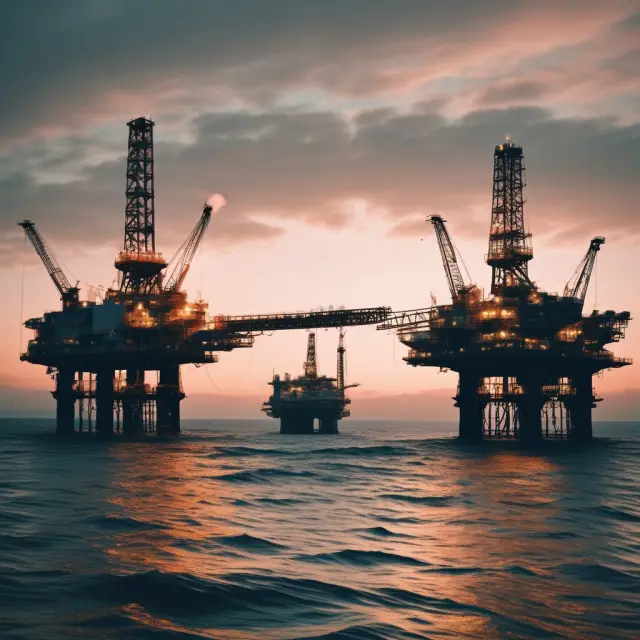 Oil rigs illustrating Full Cost Accounting (FCA) and Successful Efforts Accounting (SEA): One rig with inflated assets, the other revealing true financial health
