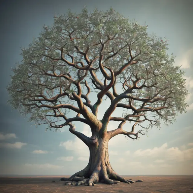 An image of a tree with vibrant, growing branches symbolizing organic sales growth in various economic conditions and industries