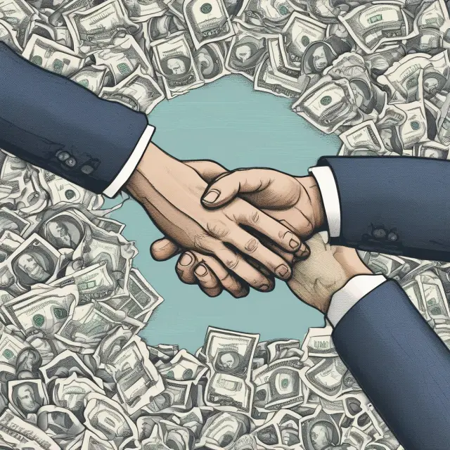 An image of uniform waves symbolizing monetary policy, with interconnected hands representing tax cooperation within the OECS Economic Union