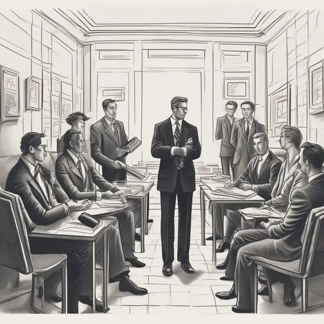 A sculptor shaping diverse employees into future organizational leaders using the principles of organizational behavior