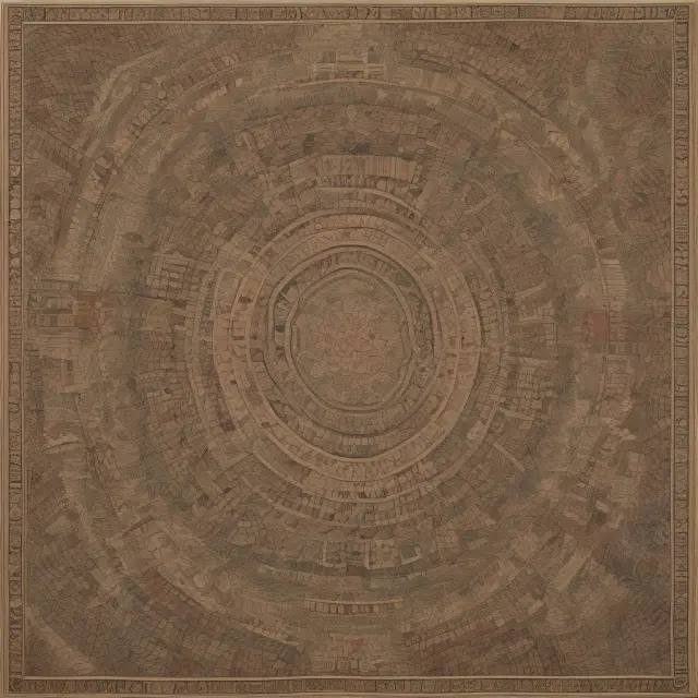 A vibrant, interconnected tapestry symbolizing organizational hierarchy and communication