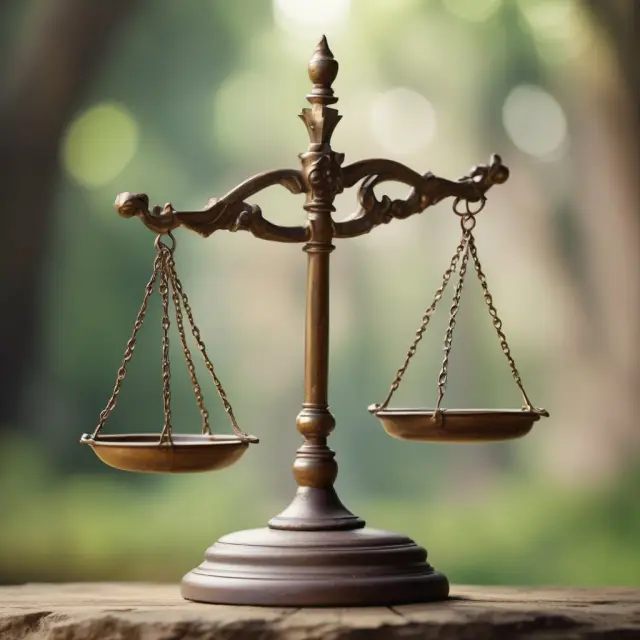 Image of an antique scale balancing a property with sale price against various transaction-related expenses