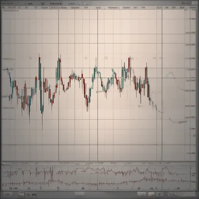 An oscillator pendulum symbolically representing market swings between overbought and oversold conditions, with a trendline for context.