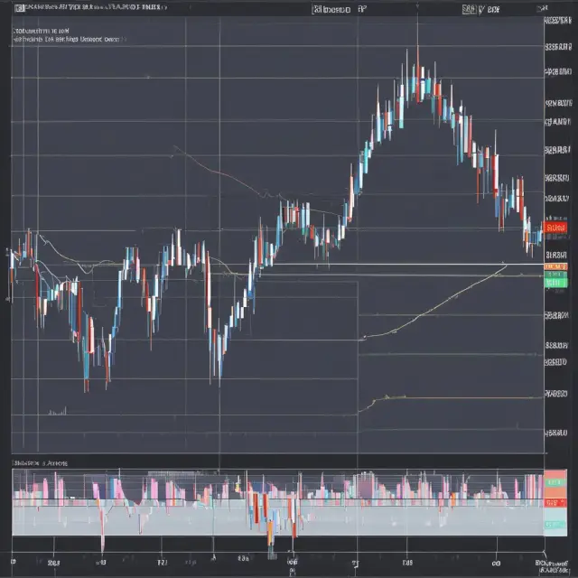 An oscillator represented as a pendulum swinging between overbought (sell) and oversold (buy) zones within a sideways market chart