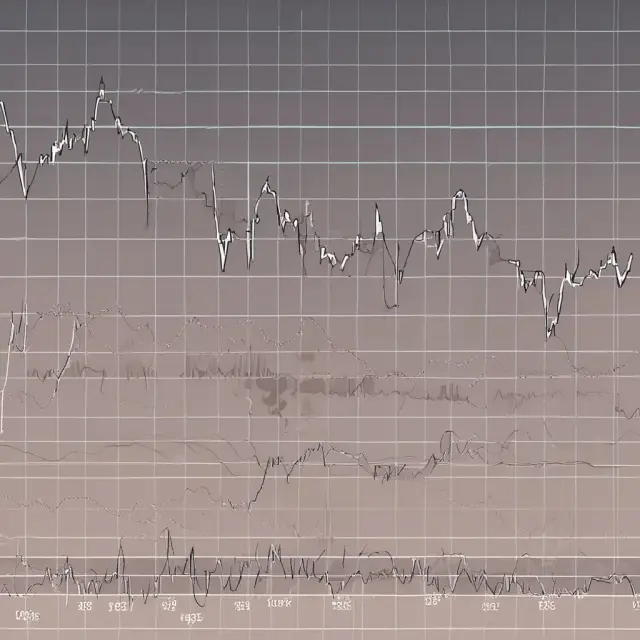 Visualization of oscillators and moving averages in stock chart analysis for improved accuracy and trend identification