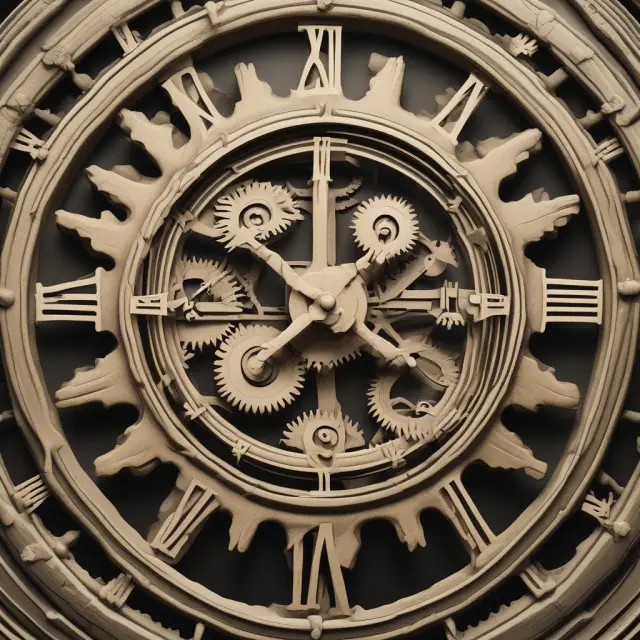 Norwegian clock image representing the Oslo Stock Exchange