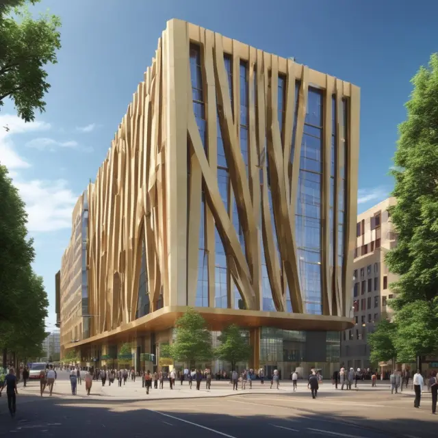 A golden bridge connecting Oslo Stock Exchange (OSL) to Euronext and NASDAQ, symbolizing their merger. Modern exchanges and a vast sea represent diverse investment opportunities.