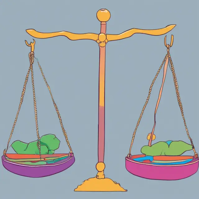 Two scales balanced on a seesaw, one representing OTCBB with regulatory oversight and the other pink sheets, symbolizing risk-taking.