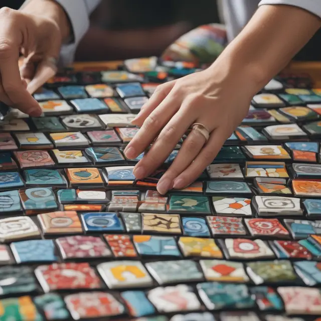 An investor creating a unique mosaic of tailored OTC options with flexible terms and personalized expiration dates.