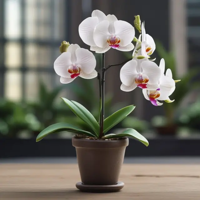 An orchid blooms gracefully on the edge of a dynamic OTC market, representing the growth and transparency offered by the middle tier - OTCQB