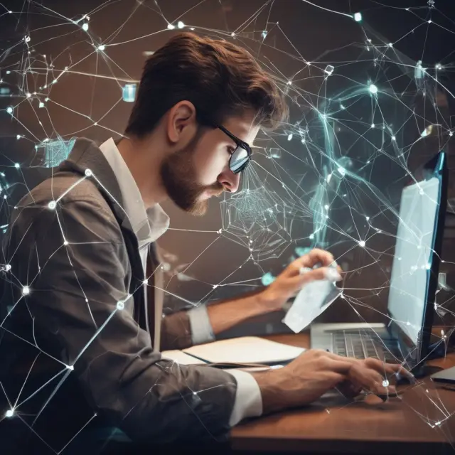An image of a determined professional investor skillfully traversing an interconnected maze representing the complexities and intricacies of the OTCQX market.