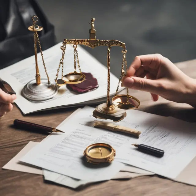 An auditor scrutinizes an OCBOA statement with balance scales and a magnifying glass, emphasizing adherence to professional standards in reporting and disclosing financial information