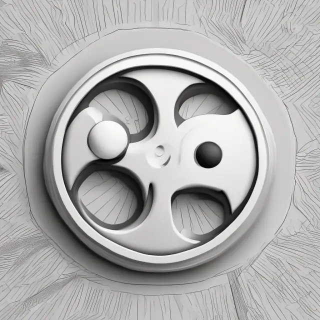 Two interconnected yin-yang symbols, one representing GAAP and the other OCBOA, symbolizing the balance between the two accounting frameworks