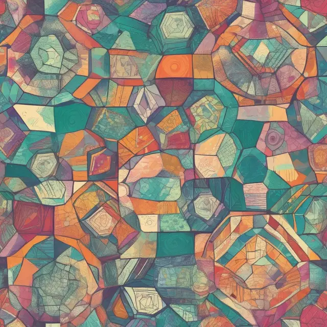 A vibrant kaleidoscope displaying various savings associations amidst regulatory change - OTS to modern landscape