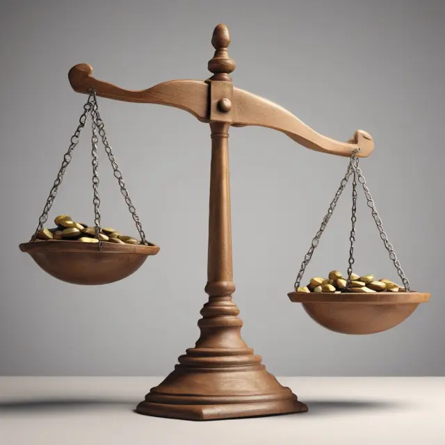 A balance scale weighing outright forwards