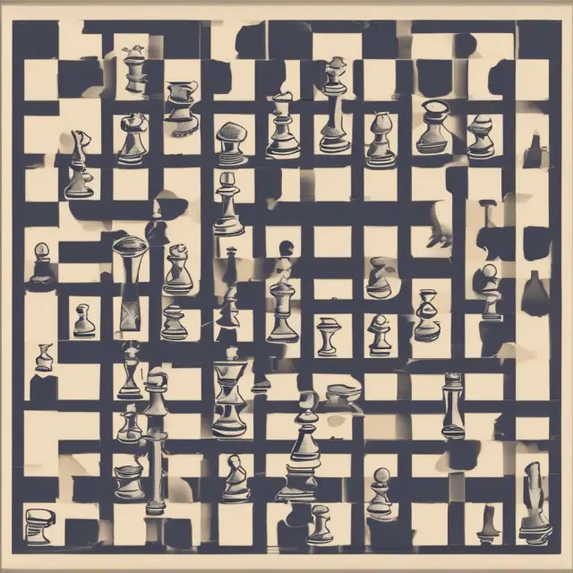 Interest Rates and Forward Points: Interest rates represented as chess pieces determining forward point movements on a chessboard.