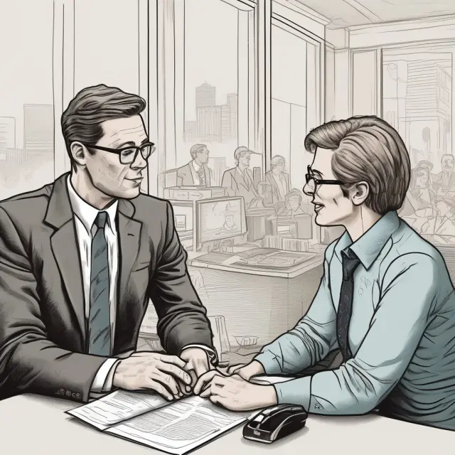 Visual representation of outside sales (face-to-face) and inside sales (digital communication)