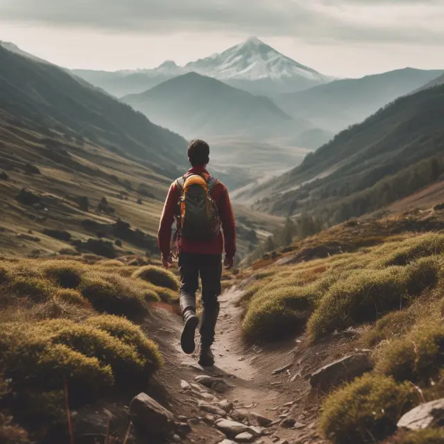 An adventurous salesperson braves varied landscapes while adhering to communication and time management best practices