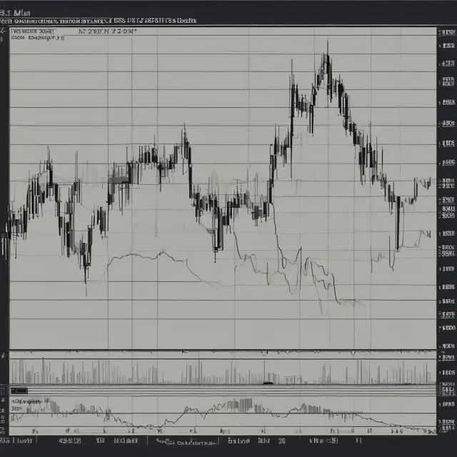 Two technical indicators - a bull and a bear - interacting on a financial chart, resulting in either a bullish or bearish outside reversal