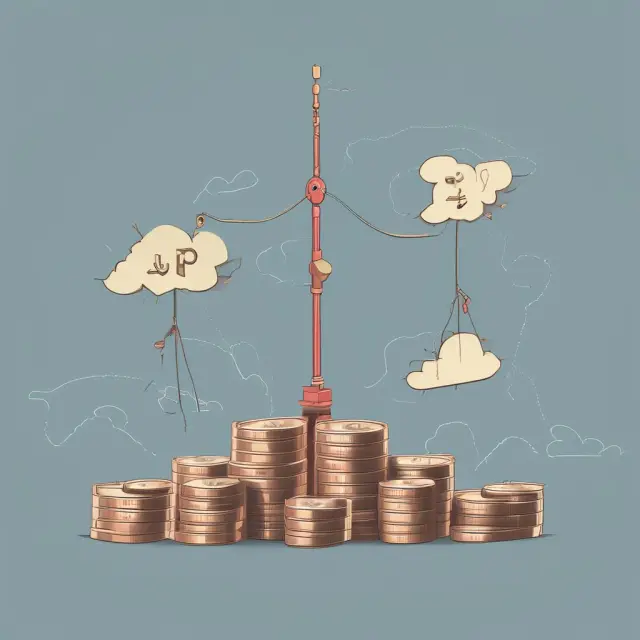 An image of a scale with checks precariously balanced, illustrating the importance of managing outstanding checks and maintaining a balanced checkbook.