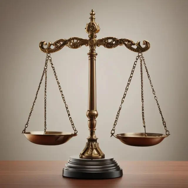 A scale with one side holding a set of legal documents, symbolizing regulations, and the other side representing contractual obligations. An outstanding check balances the two.