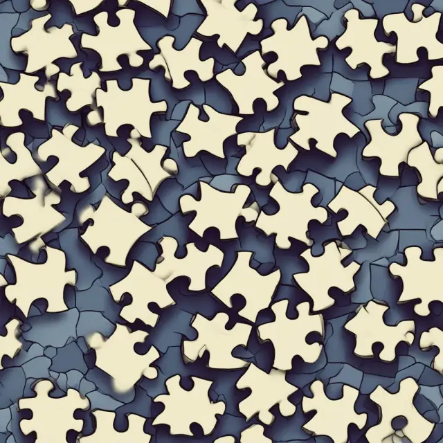 An assortment of regulatory puzzle pieces interconnected, illustrating the various factors influencing outward arbitrage for multinational banks