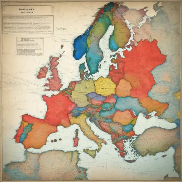 Swiss Franc and European Union map overlapping, representing contemporary applications of outward arbitrage