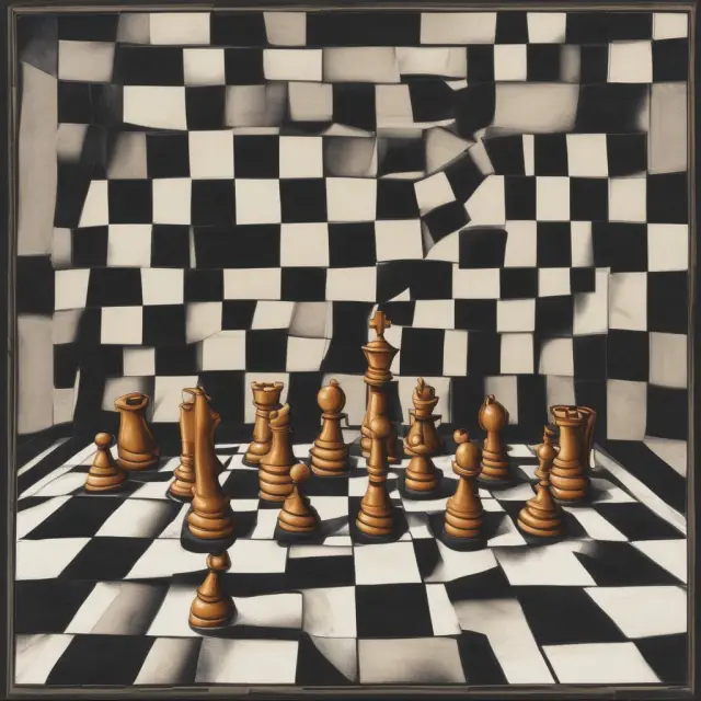 A wise underwriter, with a chessboard and pieces representing stock price, market conditions, and company performance, decides the best move for exercising overallotment options