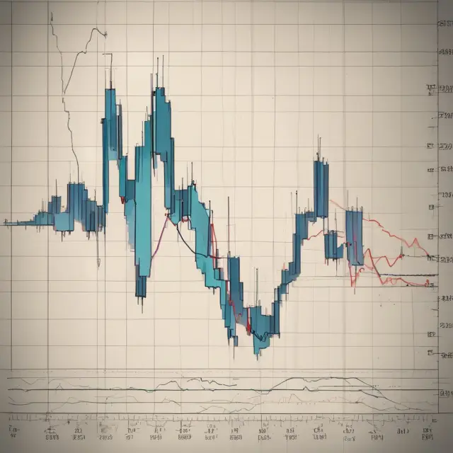 An RSI pendulum with a value above 70 on a financial chart, representing potential overbought conditions