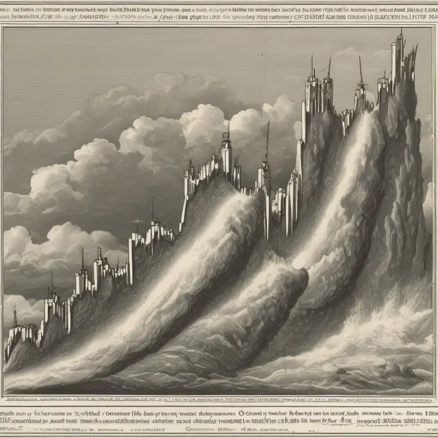 An ascending stock price breaking through the upper limit of its Bollinger Bands, highlighting overbought conditions