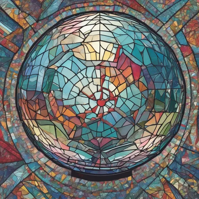 A visually appealing mosaic showing the interplay between fixed, variable, and semi-variable overhead costs, emphasizing their significance in optimizing business profitability.