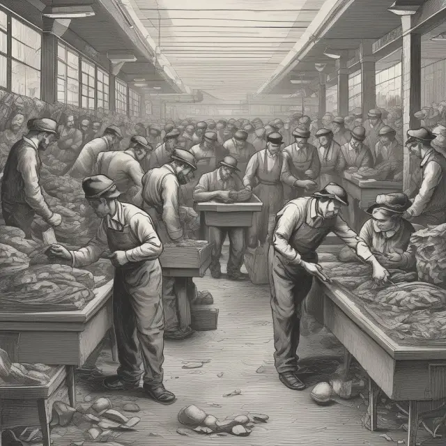 Workers in full employment form a productive sea, as inflation waves ripple through the economy