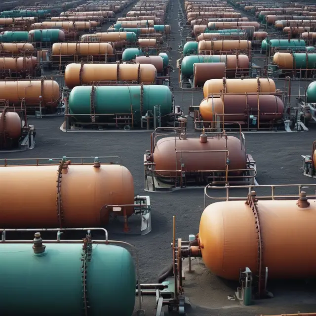 Natural Gas Company Over-Hedging with Futures Contracts: A visual depiction of excessively entered futures positions.