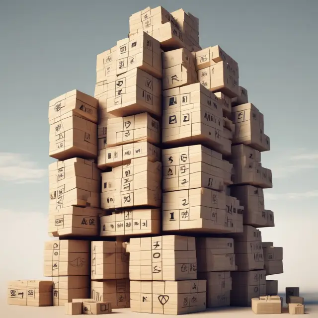 A Jenga tower represents overleveraging with growth, limitations, loss, and investors