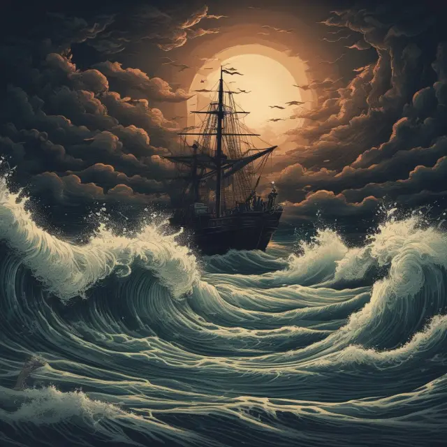 An image of bond market dealers at work in the depths of the night, trading with a focus on liquidity, volatility, and spreads