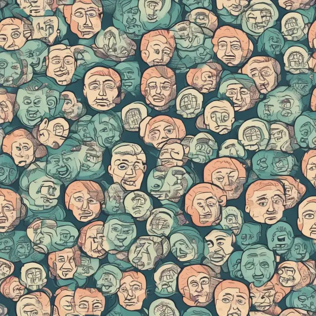 Visualization of human emotions driving historical market overreactions, featuring asset bubbles and their impact on investor behavior