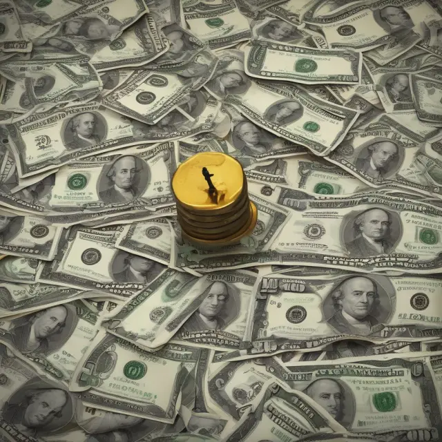 An image of a pendulum illustrating the dynamic interplay between sticky goods prices and volatile exchange rates in Dornbusch