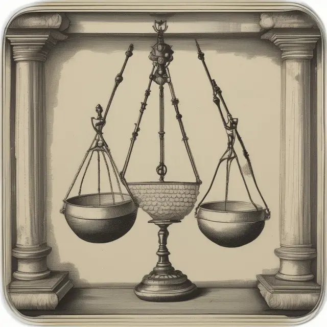 A pendulum symbolizing the debate between traditional equilibrium theory and Dornbusch