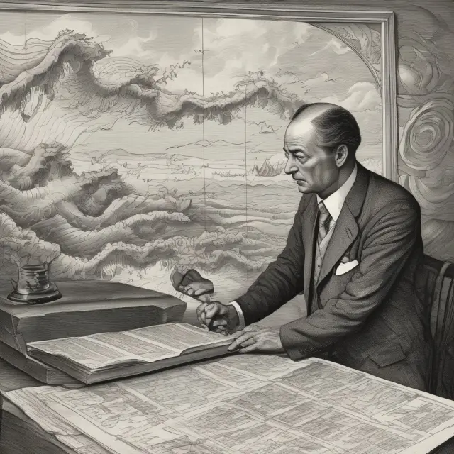 An investor examining oversold signals amidst stock market turbulence