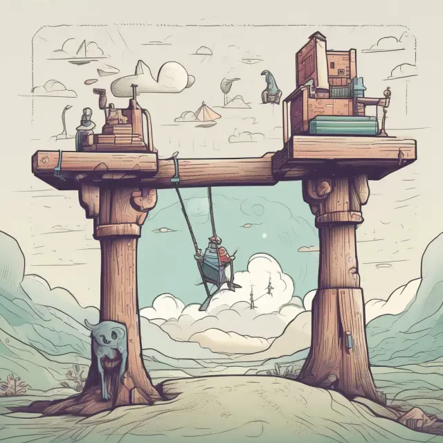 A seesaw represents the tension between investor demand and company fundamentals during an oversubscribed IPO, highlighting the importance of balance for both parties