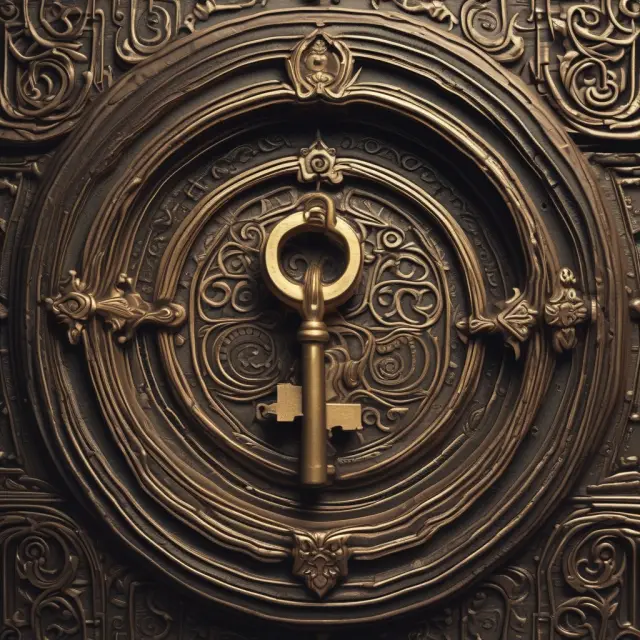 Key symbolically unlocks a secure vault, emphasizing regulatory adherence and fairness in an oversubscribed securities offering