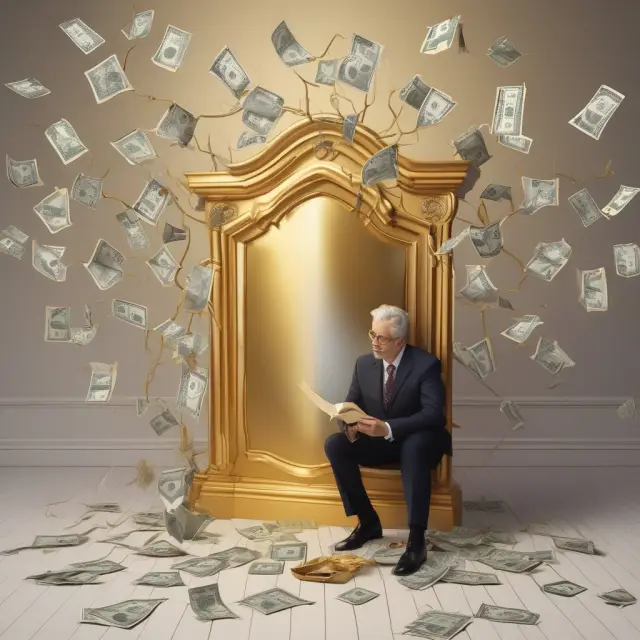 An institutional investor writing call options against a golden dividend stock branch to boost yield and protect portfolio with interlinked protective call options