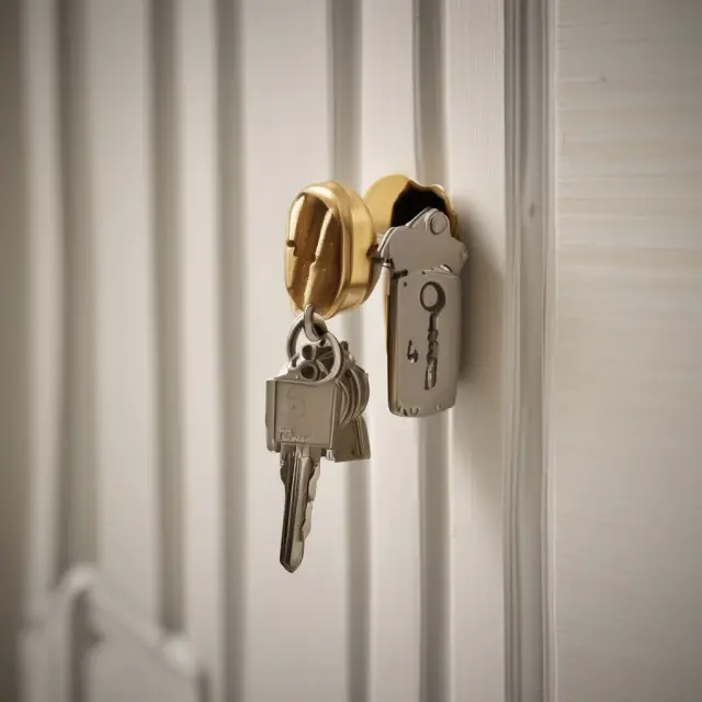 Key unlocking home with owner-occupancy status symbol