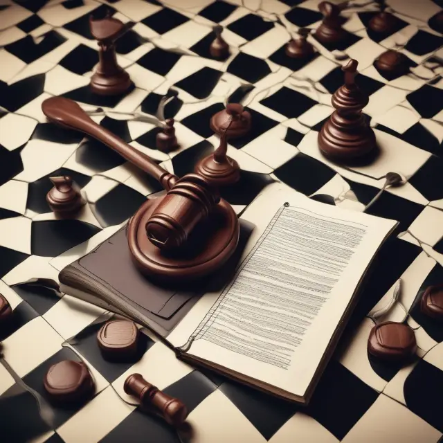 A chessboard adorned with a scalpel, law book, and gavel represents the importance of own-occupation policies for professionals seeking financial security in their specialized fields.