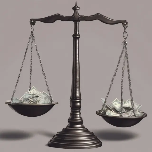 Image showing scales with p-values on one side and significance levels on the other, highlighting their relationship in finance research.